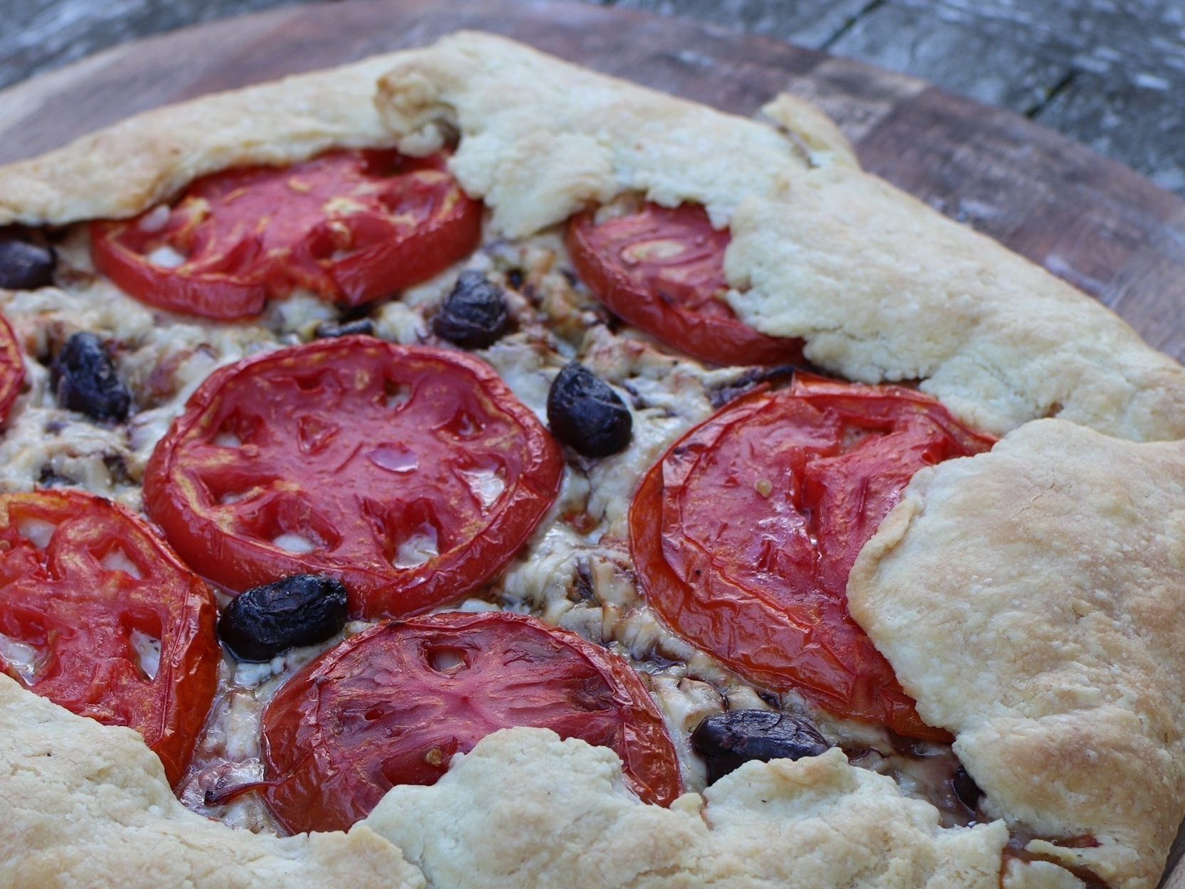 Tomato + Onion Galette